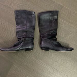 Leather boots from Italy.